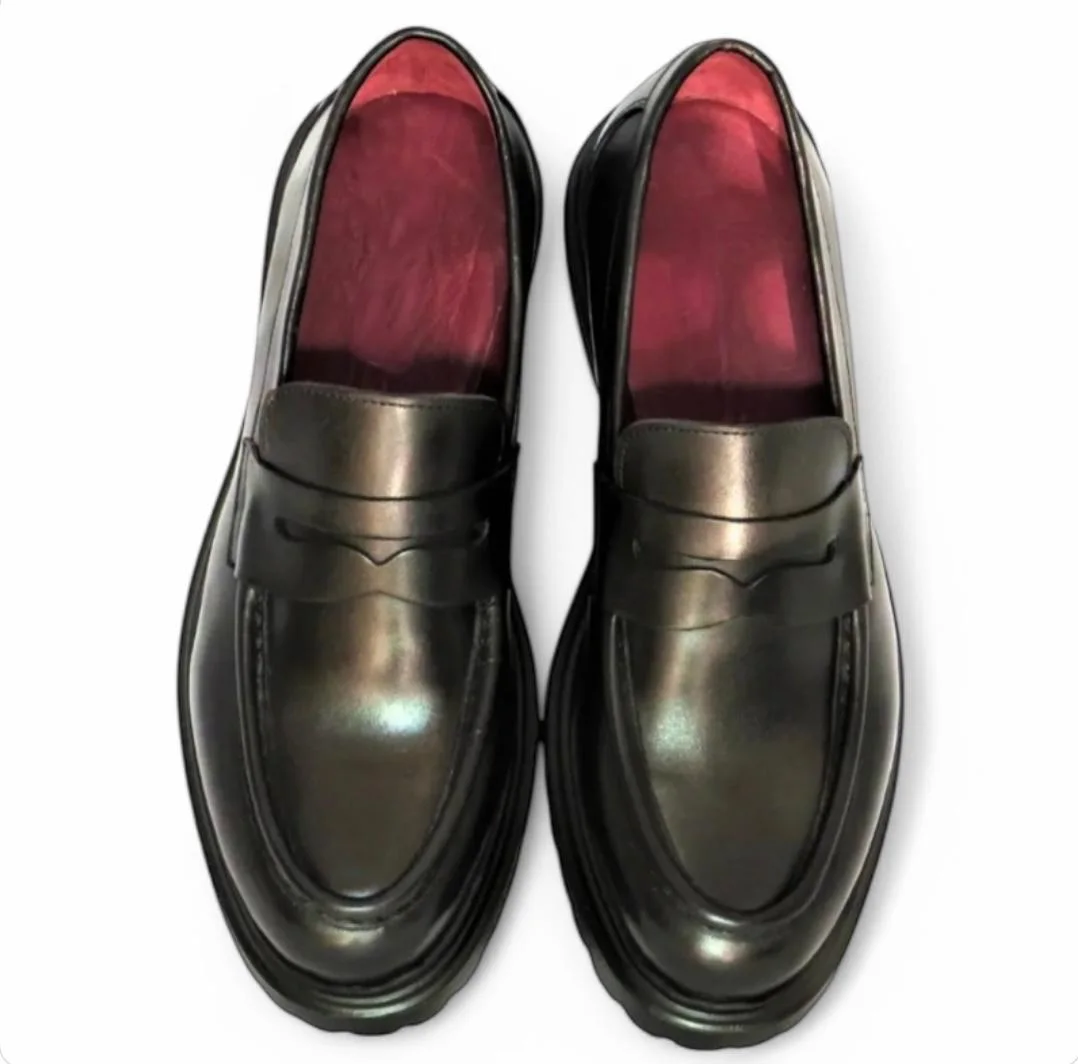 Chaussure tabac  Confortable 100% Cuir