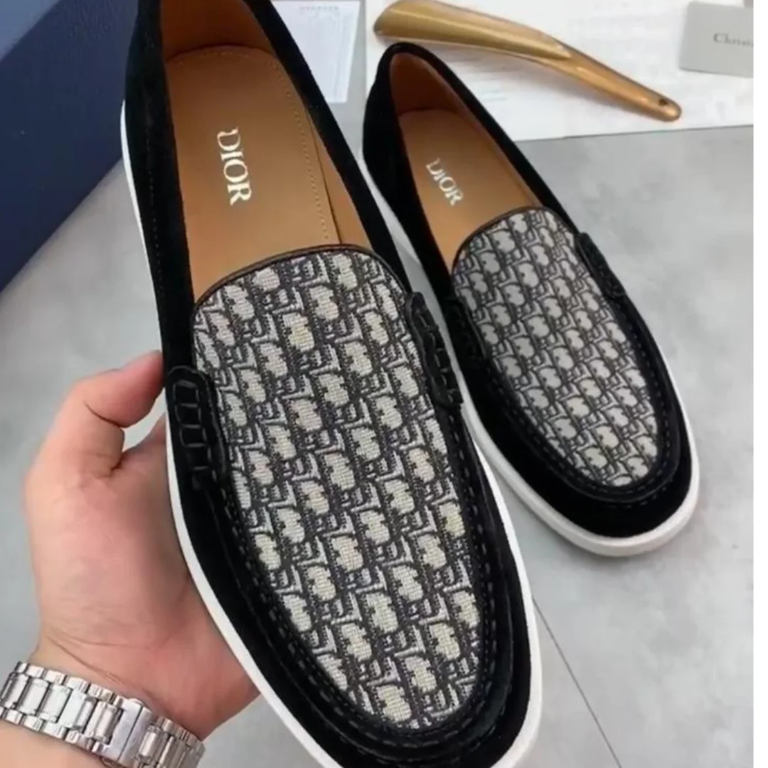 Dior Granville Loafer – Suede & Dior Oblique