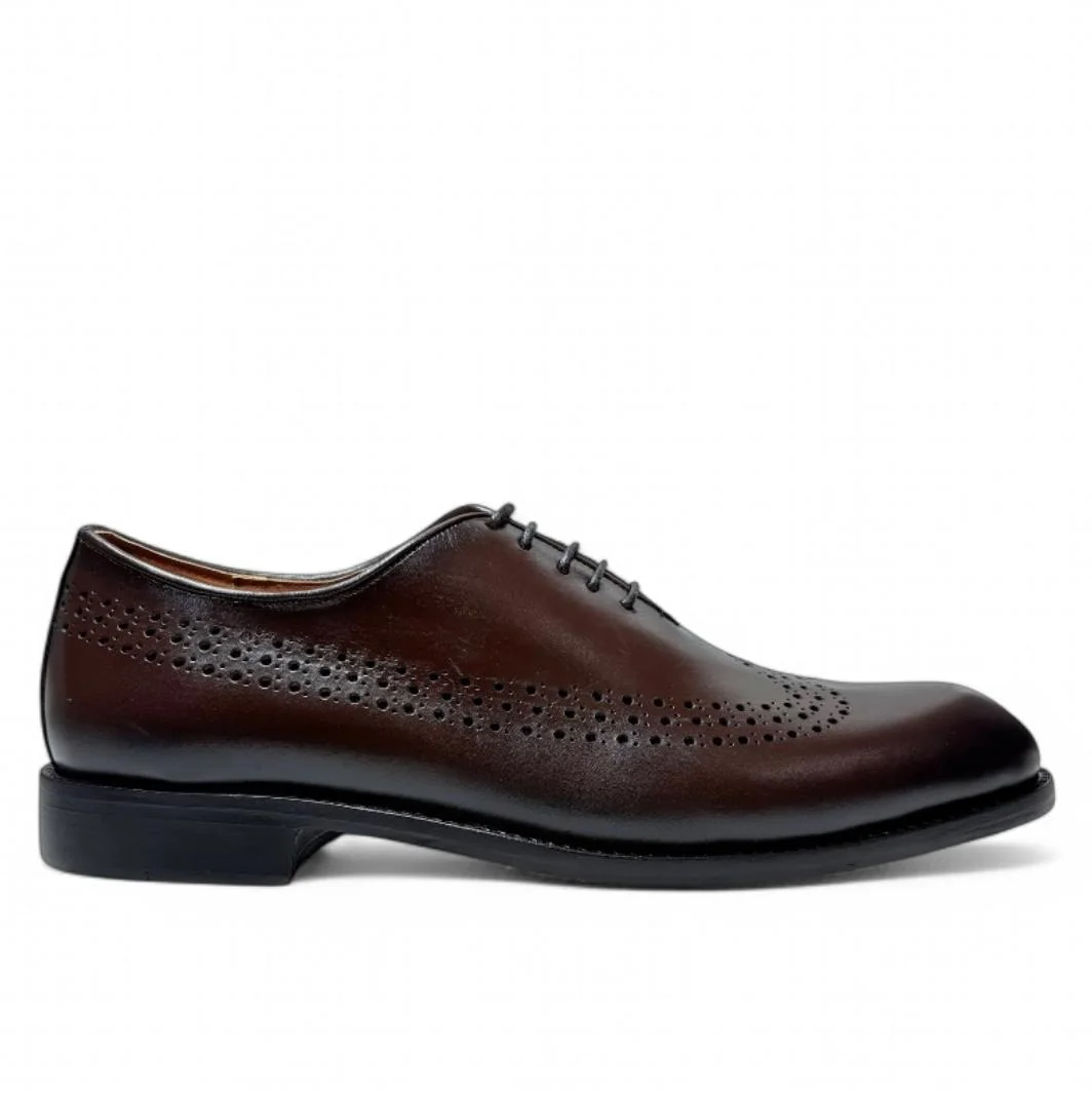 M066 chaussures cuir marron