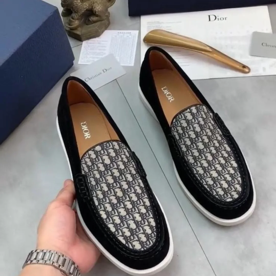 Dior Granville Loafer – Suede & Dior Oblique