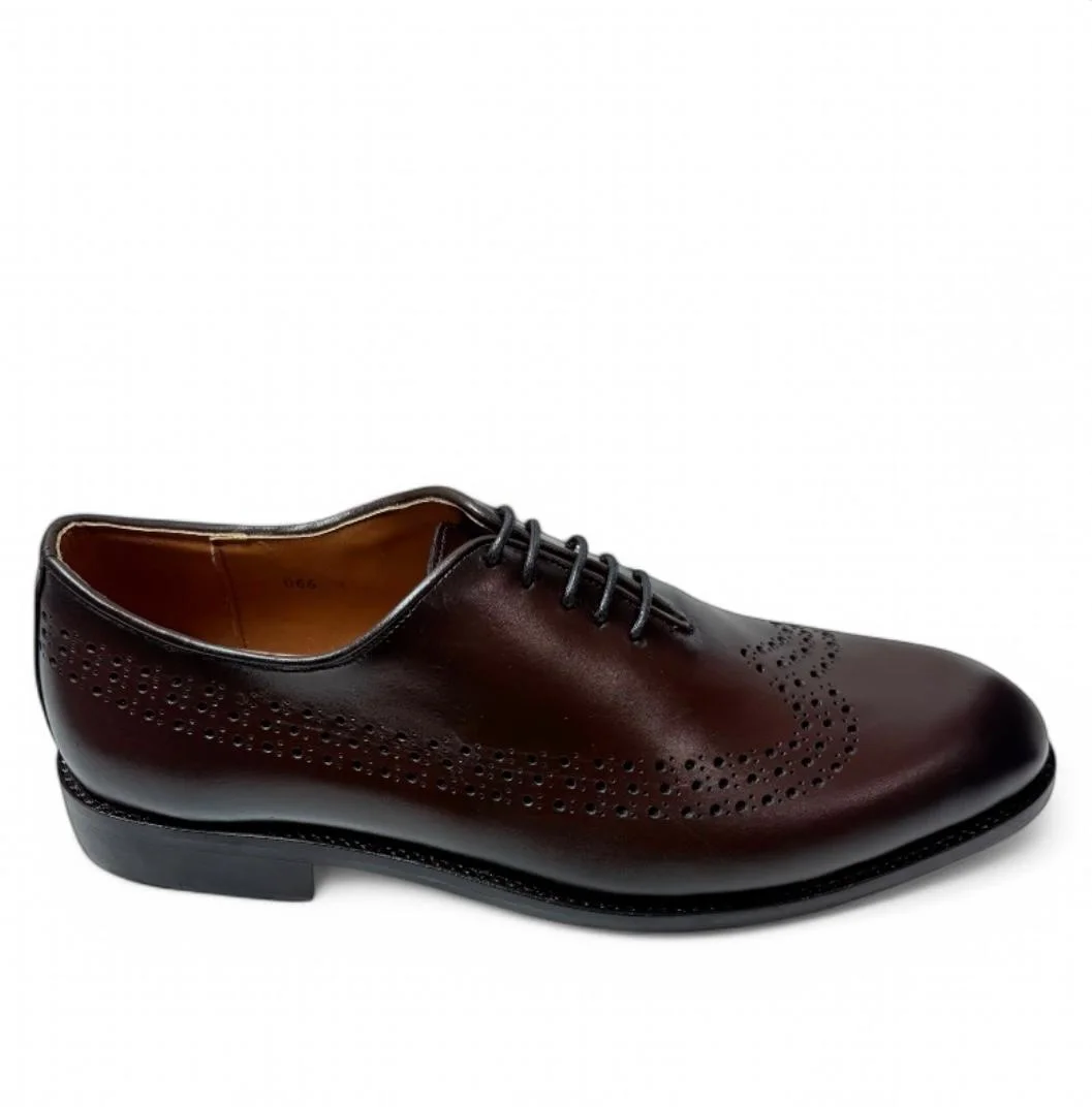M066 chaussures cuir marron