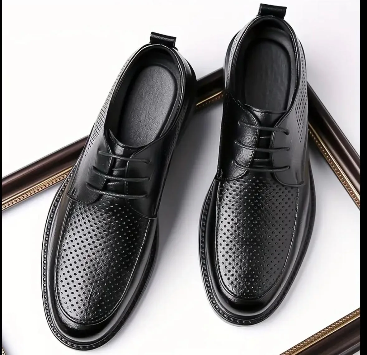 Chaussures  perforées – Élégance & Confort 100% Cuir