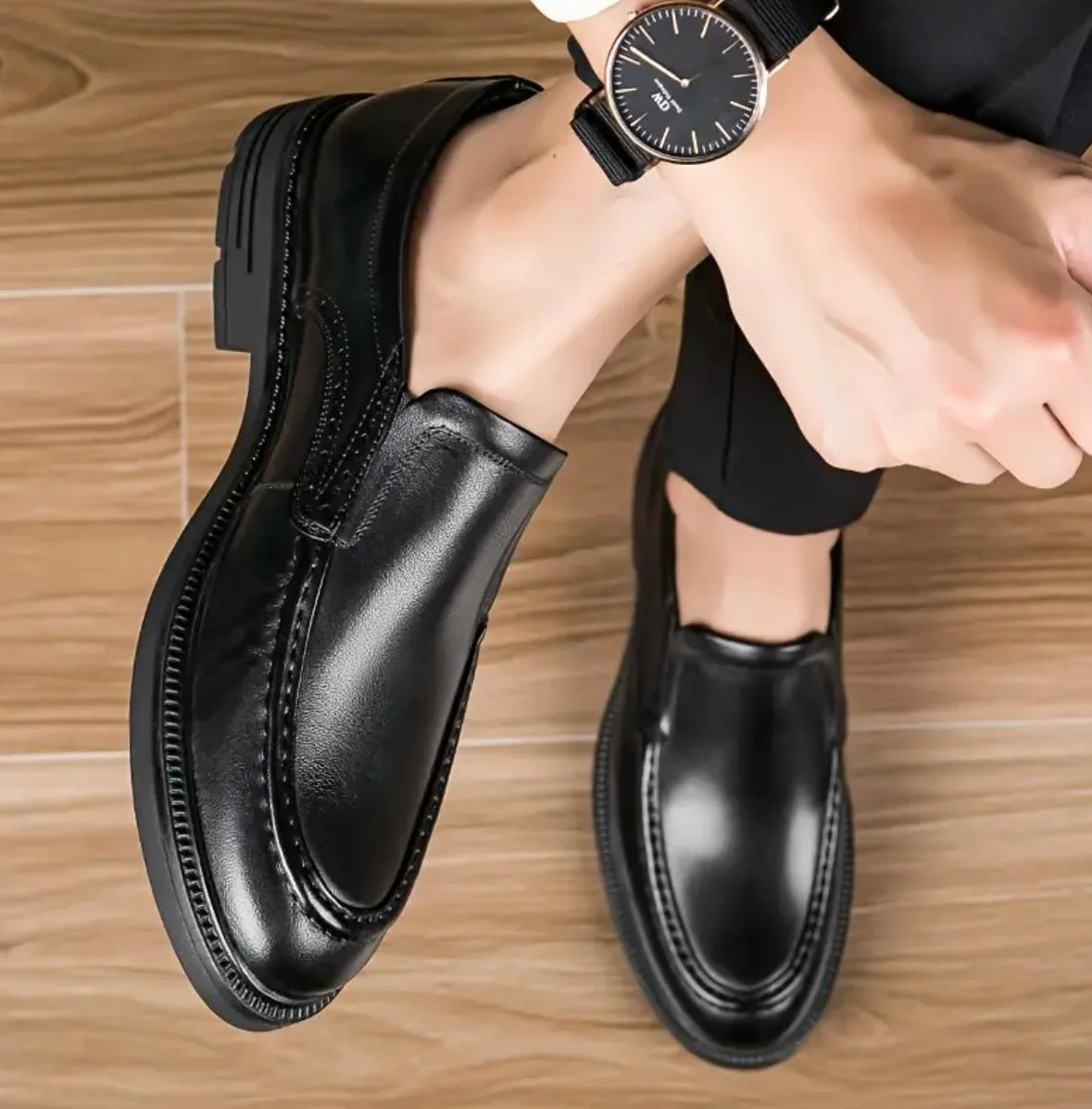 Chaussure noir  Confortable 100% Cuir