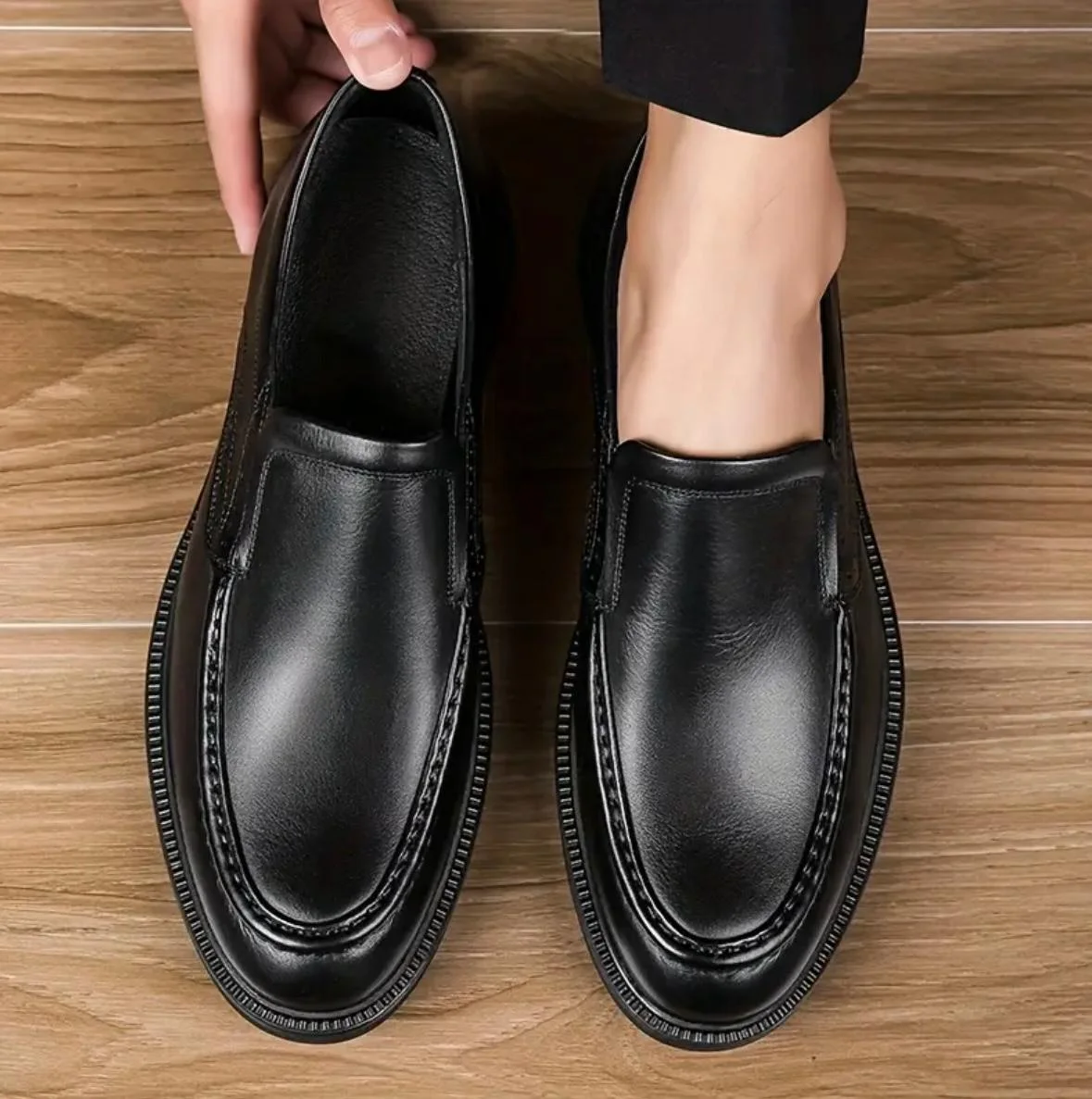 Chaussure noir  Confortable 100% Cuir