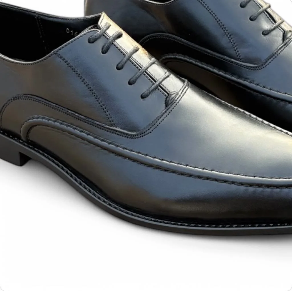 M016 chaussures Cuir Noir