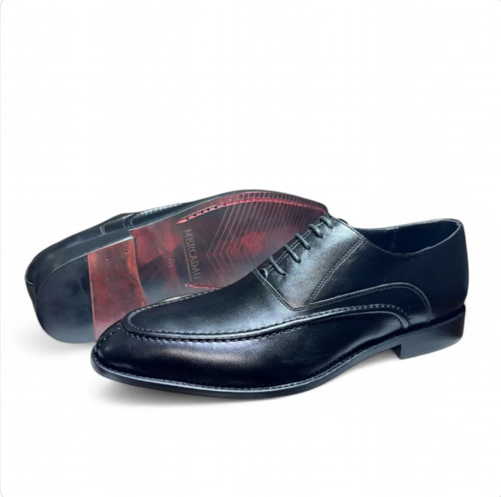 M016 chaussures Cuir Noir