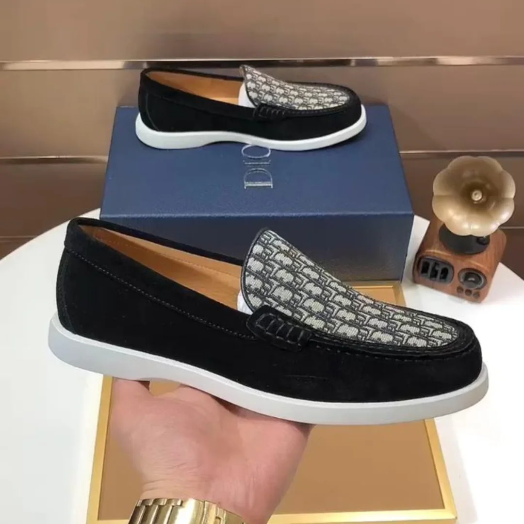 Dior Granville Loafer – Suede & Dior Oblique