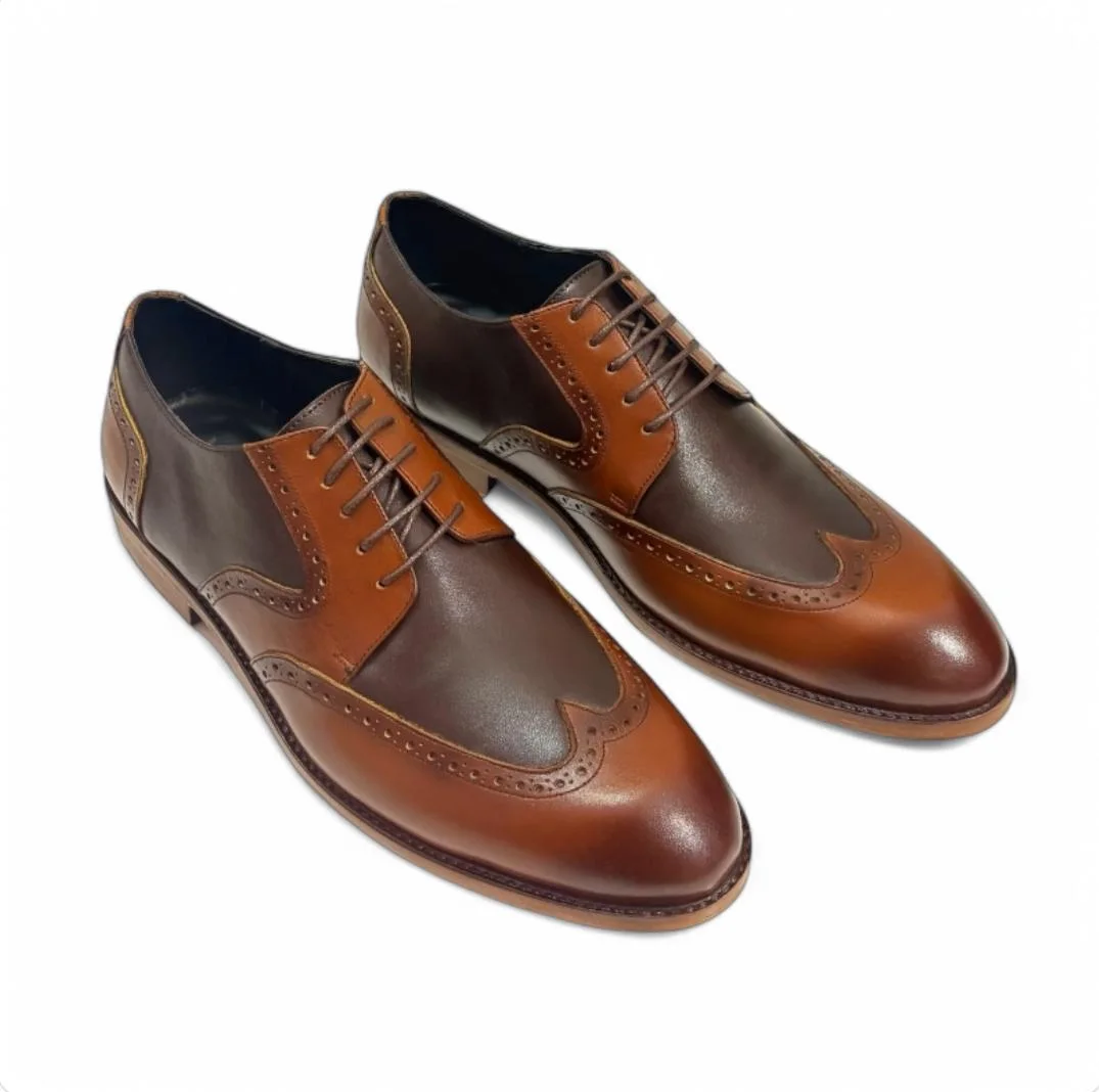 M002 chaussures Cuir Marron