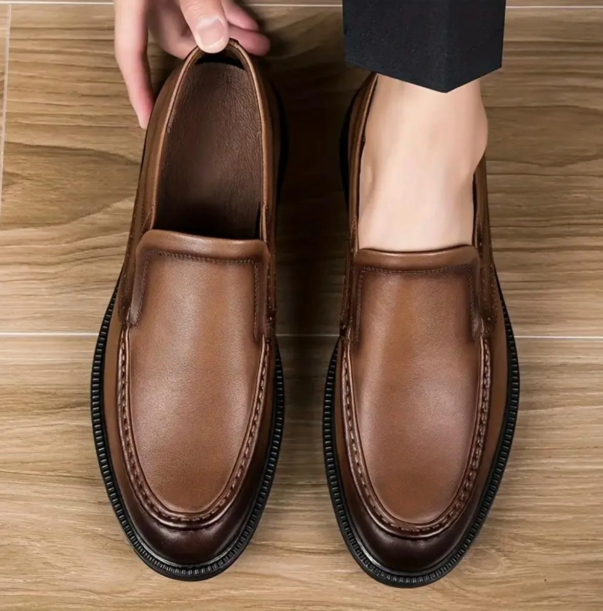 Chaussure noir  Confortable 100% Cuir