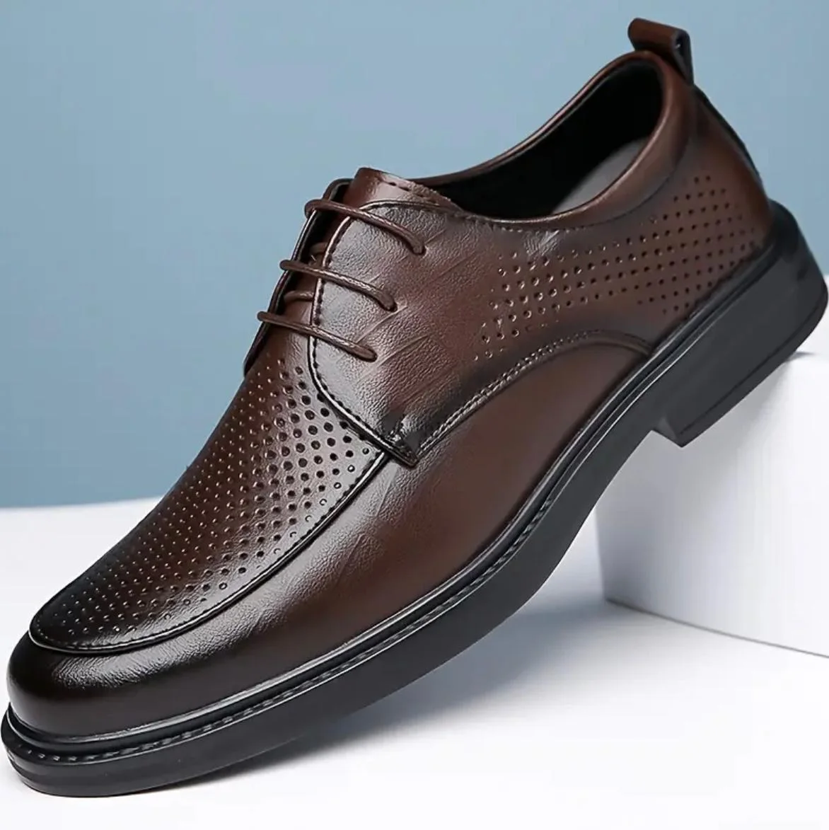 Chaussures  perforées – Élégance & Confort 100% Cuir