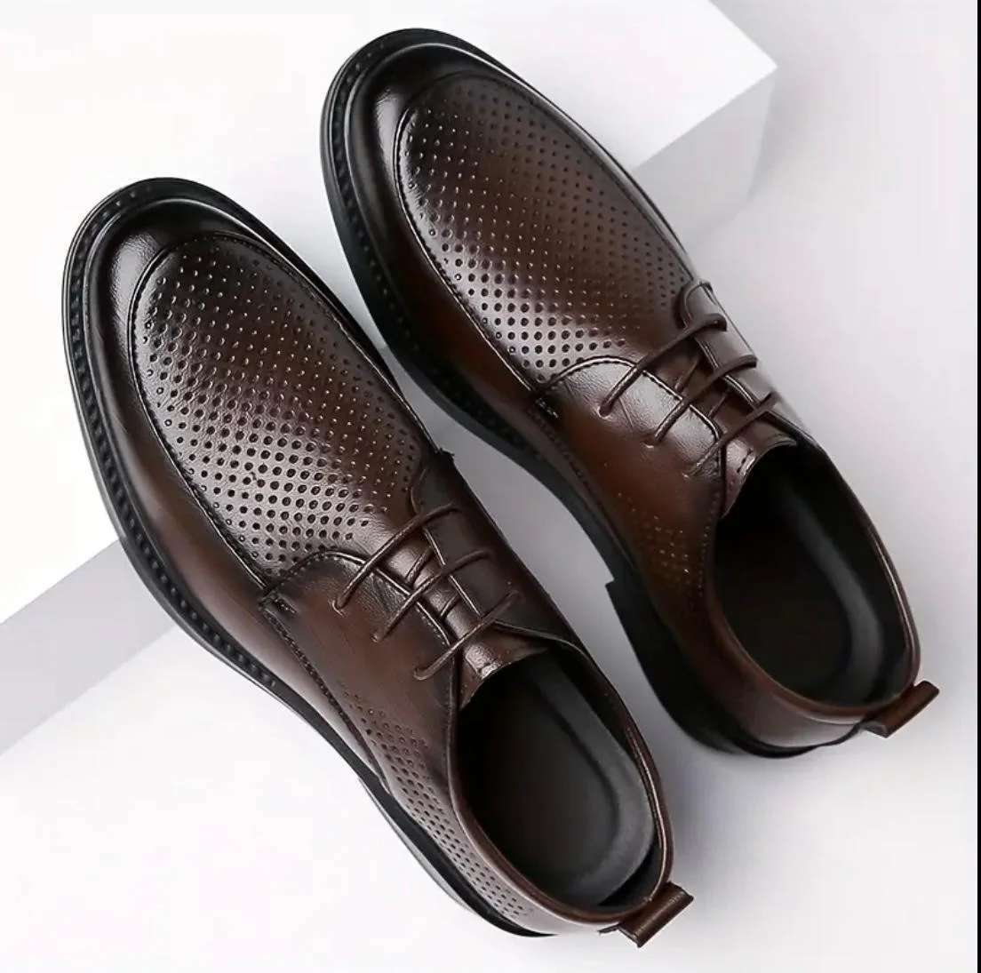 Chaussures  perforées – Élégance & Confort 100% Cuir