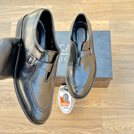 M03 chaussures Cuir Noir