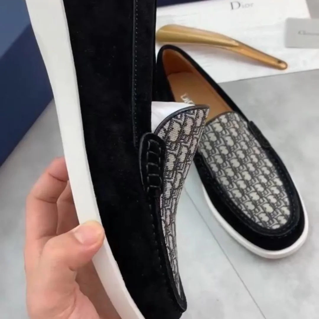 Dior Granville Loafer – Suede & Dior Oblique