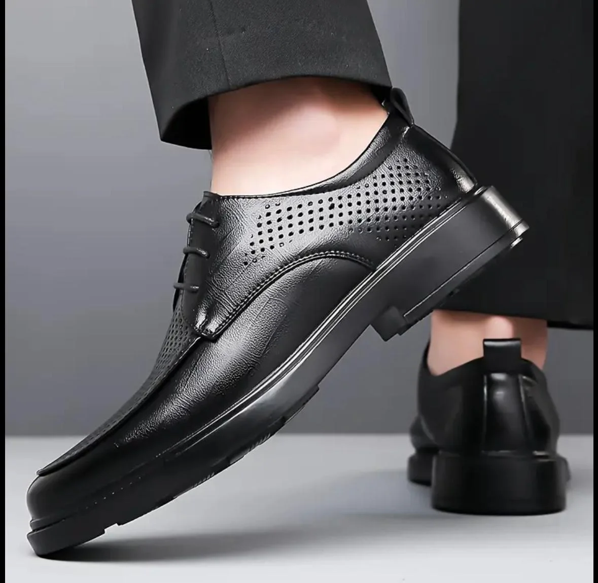 Chaussures  perforées – Élégance & Confort 100% Cuir