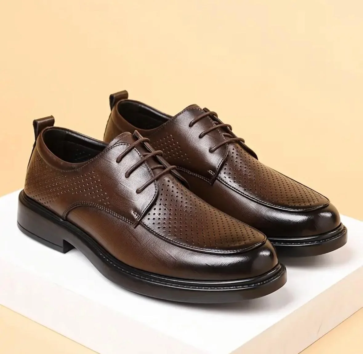 Chaussures  perforées – Élégance & Confort 100% Cuir