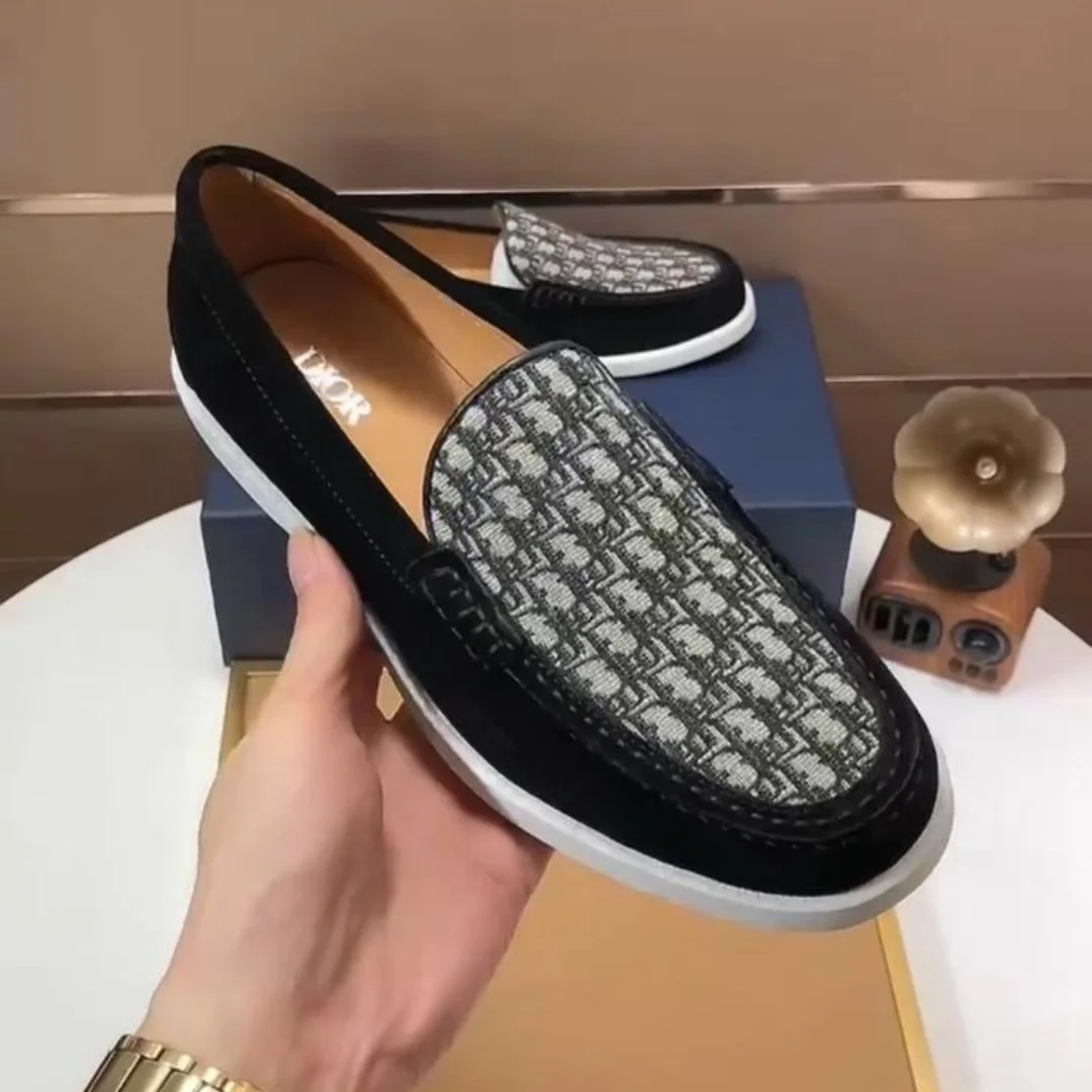 Dior Granville Loafer – Suede & Dior Oblique