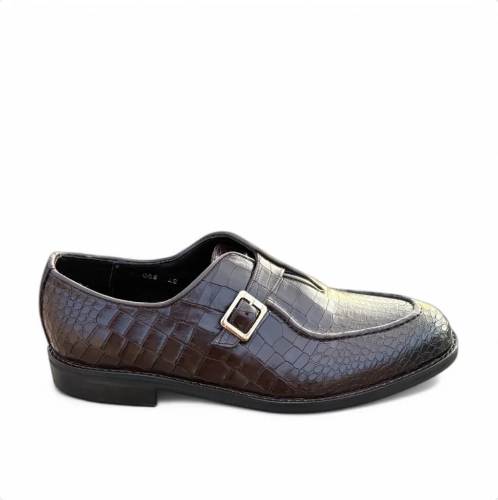 M03 chaussures Croco Marron