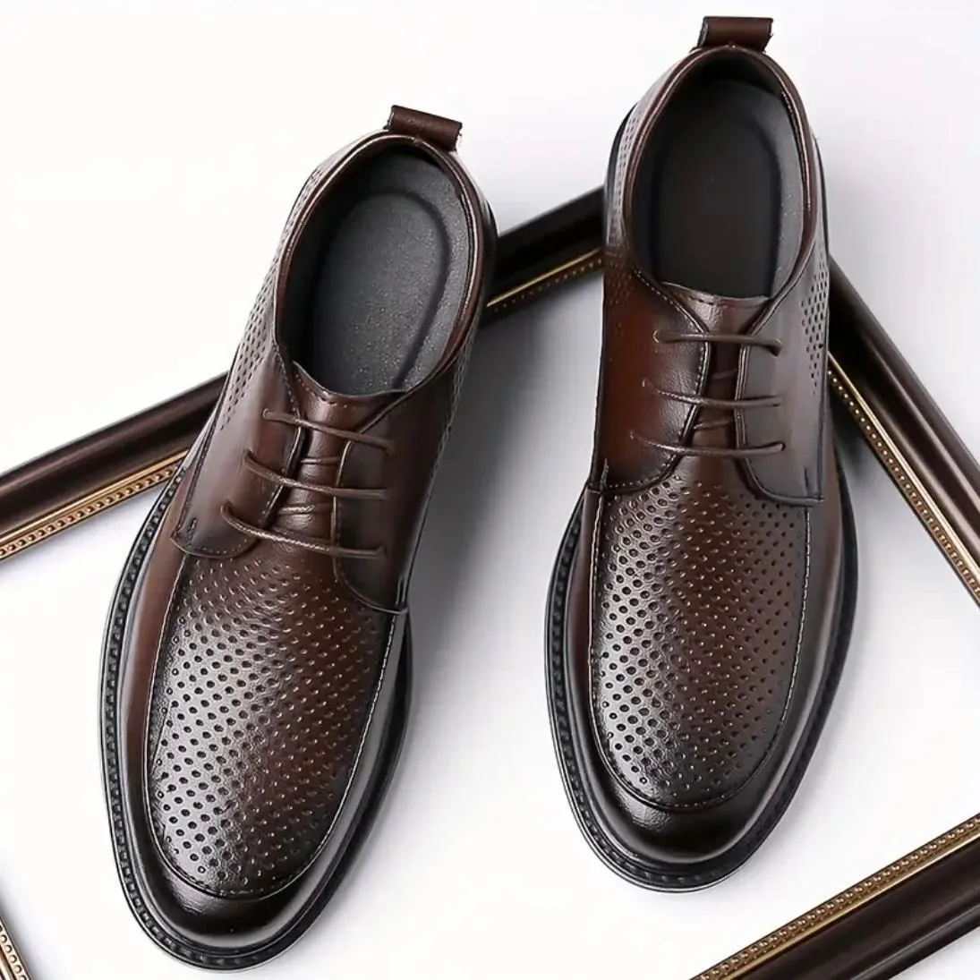 Chaussures  perforées – Élégance & Confort 100% Cuir