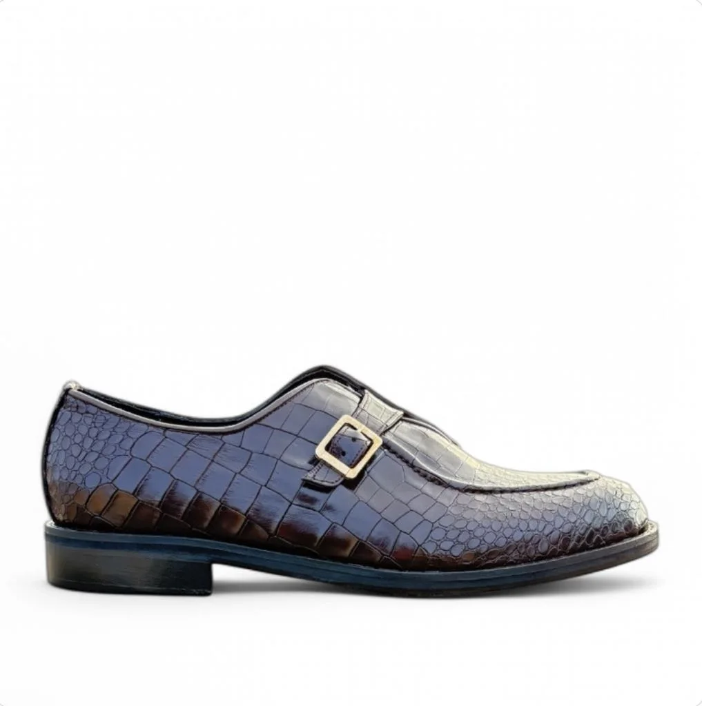 M03 chaussures Croco Marron