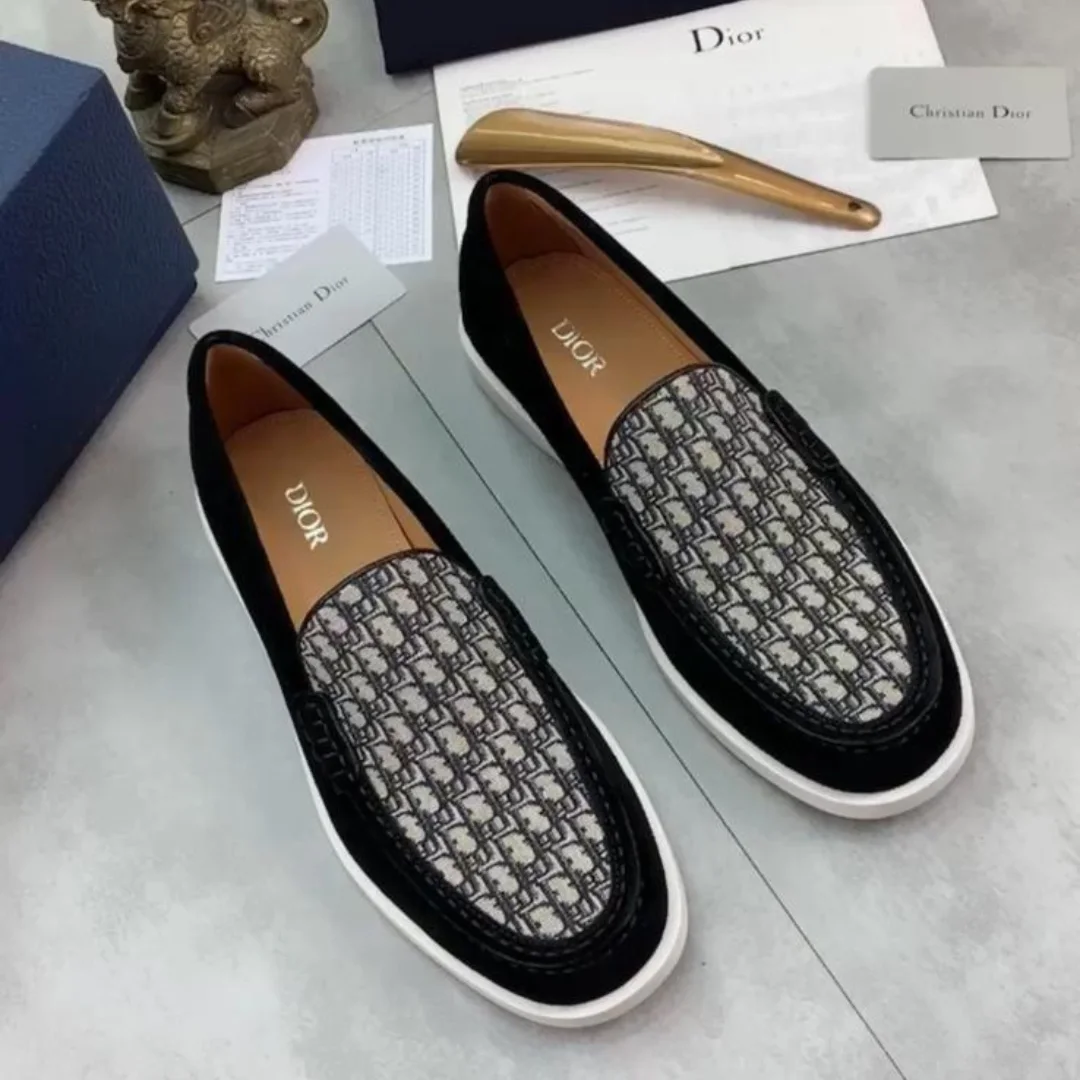 Dior Granville Loafer – Suede & Dior Oblique