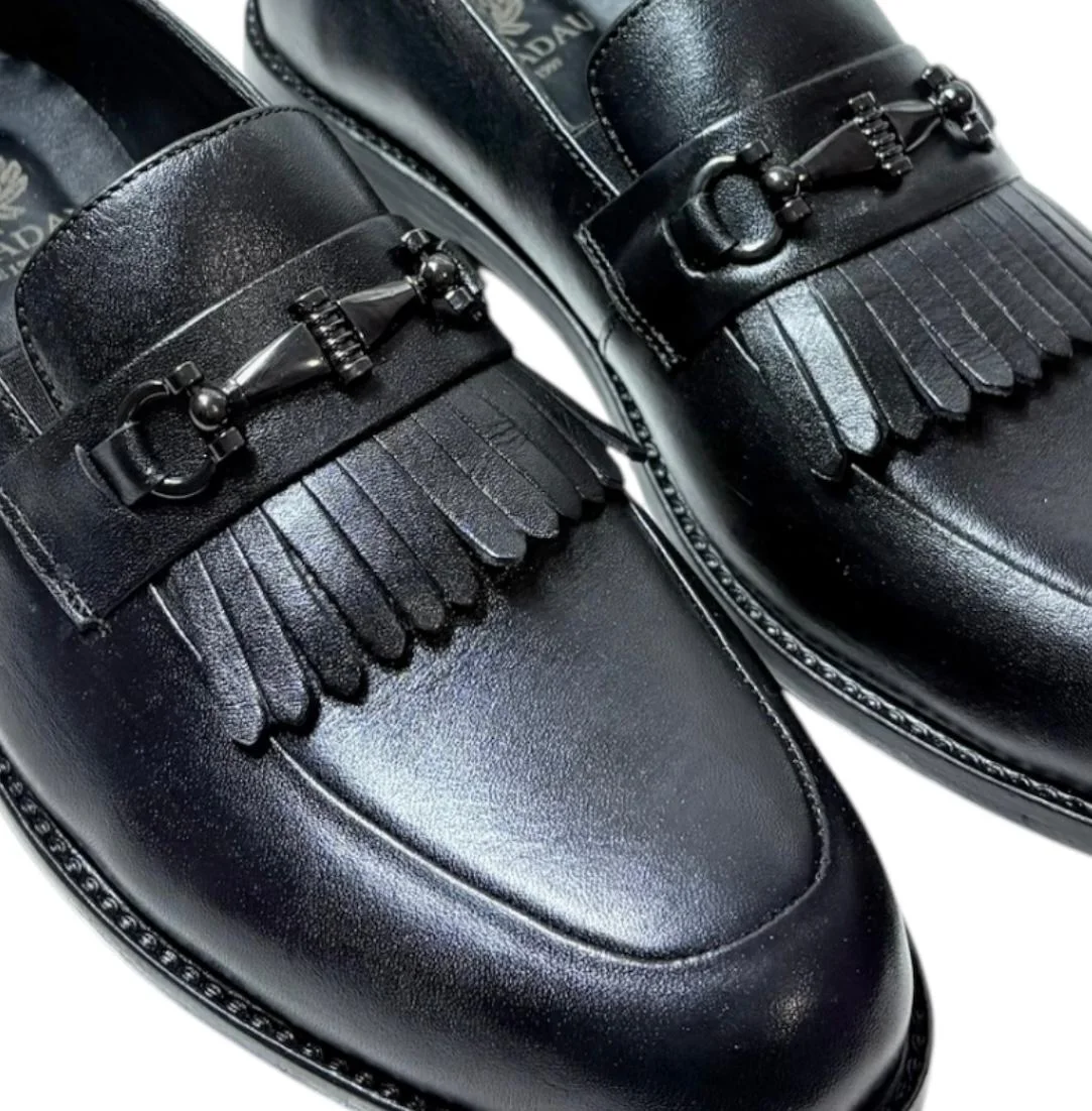 M601 chaussures Cuir Noir