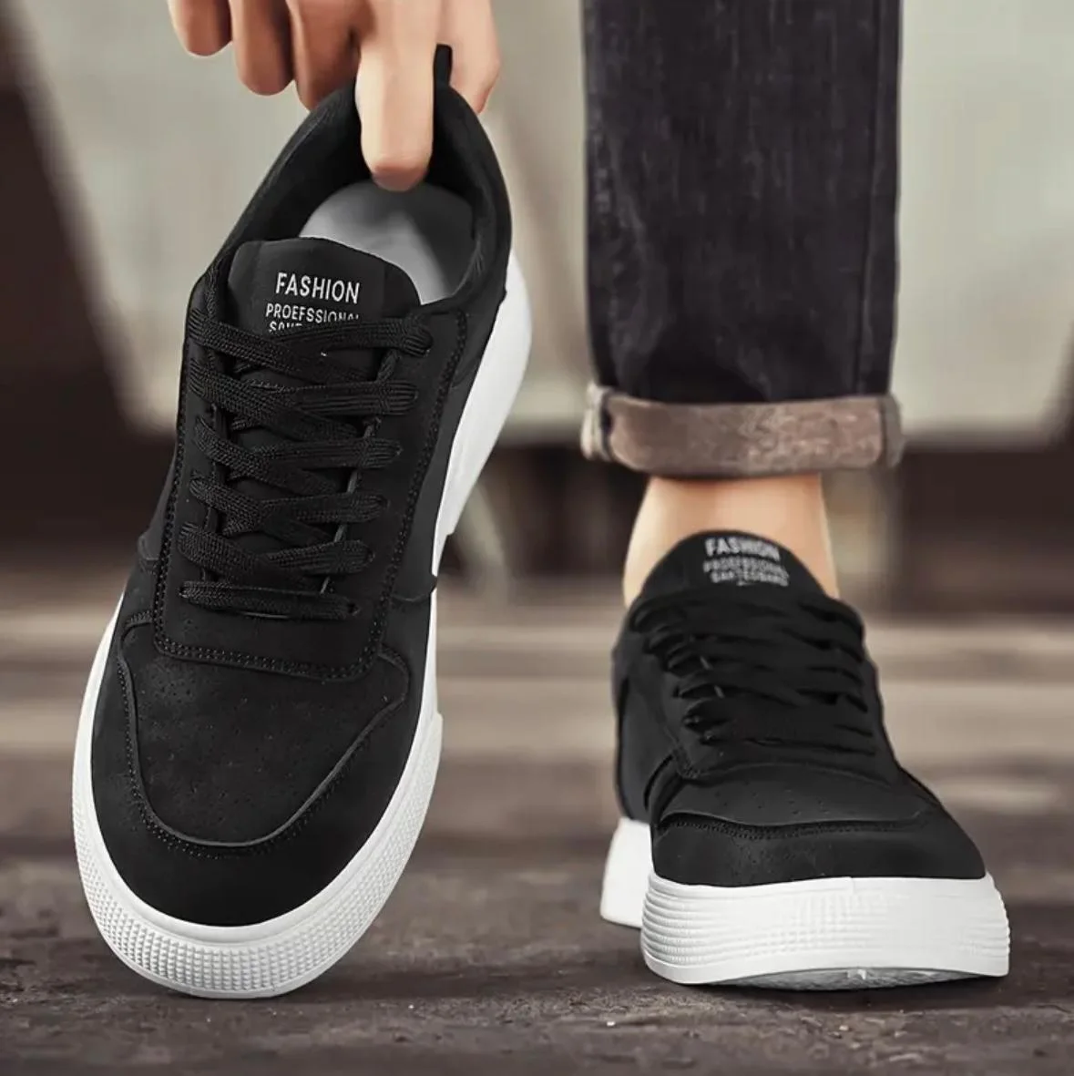 Nubuck Sneakers – Style premium & confort assuré