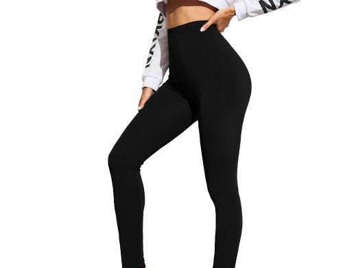 ليجن حريمي ليكرا Legging Pants Plain