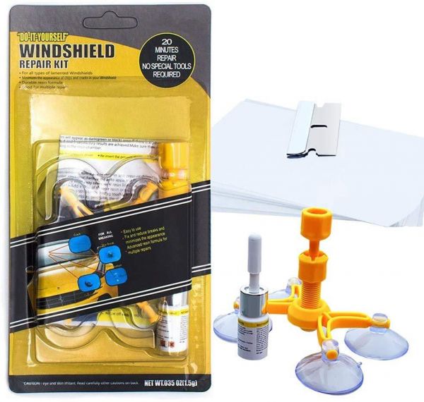 • Windshield معالج شروخ الزجاج