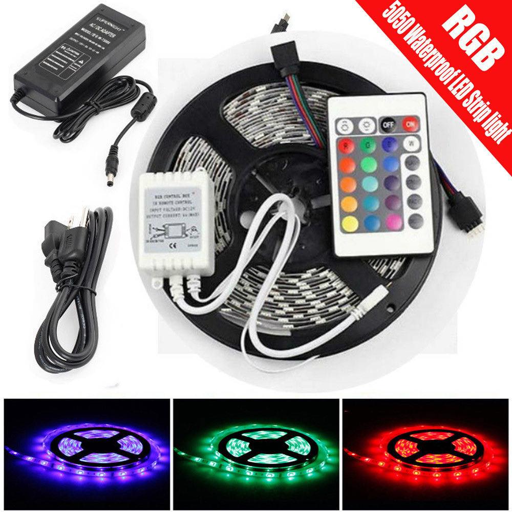 • شريط LED بريموت كنترول