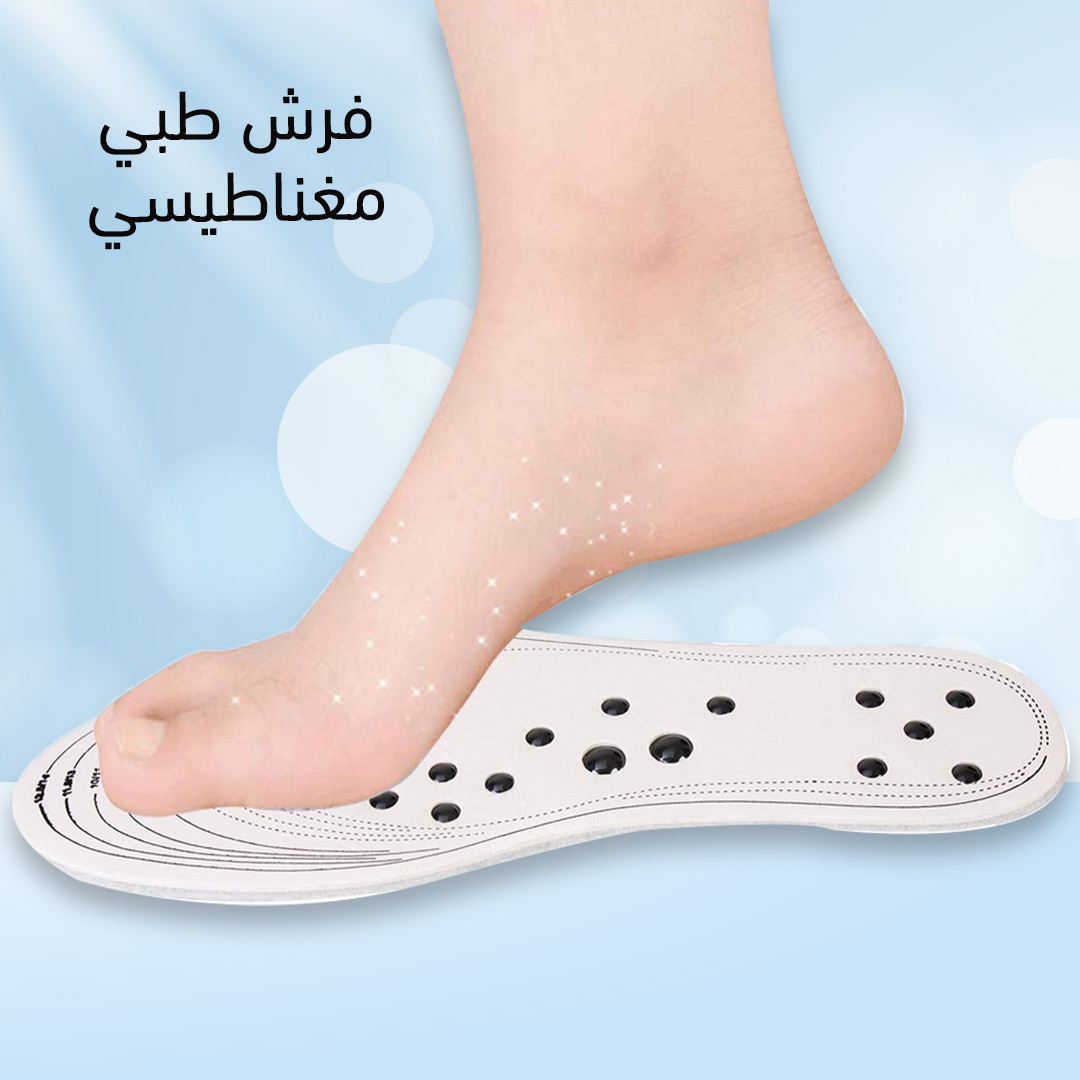 شبشب تنظيف وتقشير وتدليك القدم+كعب سيليكون السحري+فرش طبي مغناطيسي