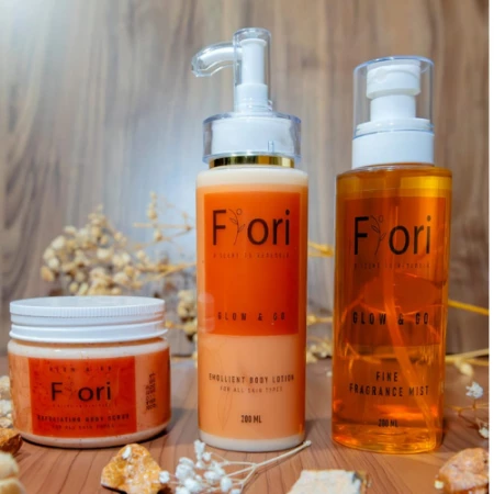 باكيدجFiori Body Lotion&Mist&Scrub