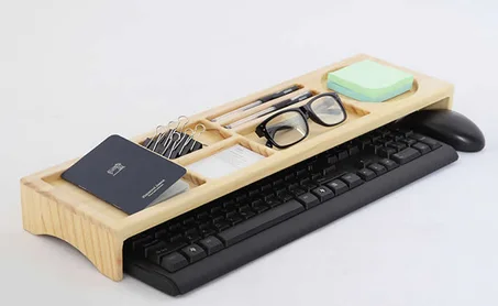 Organiseur de bureau en bois - منظم مكتب خشبي