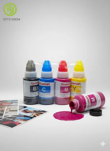 Pack Encre KOANAN 100ML Universal – Noir & Couleurs