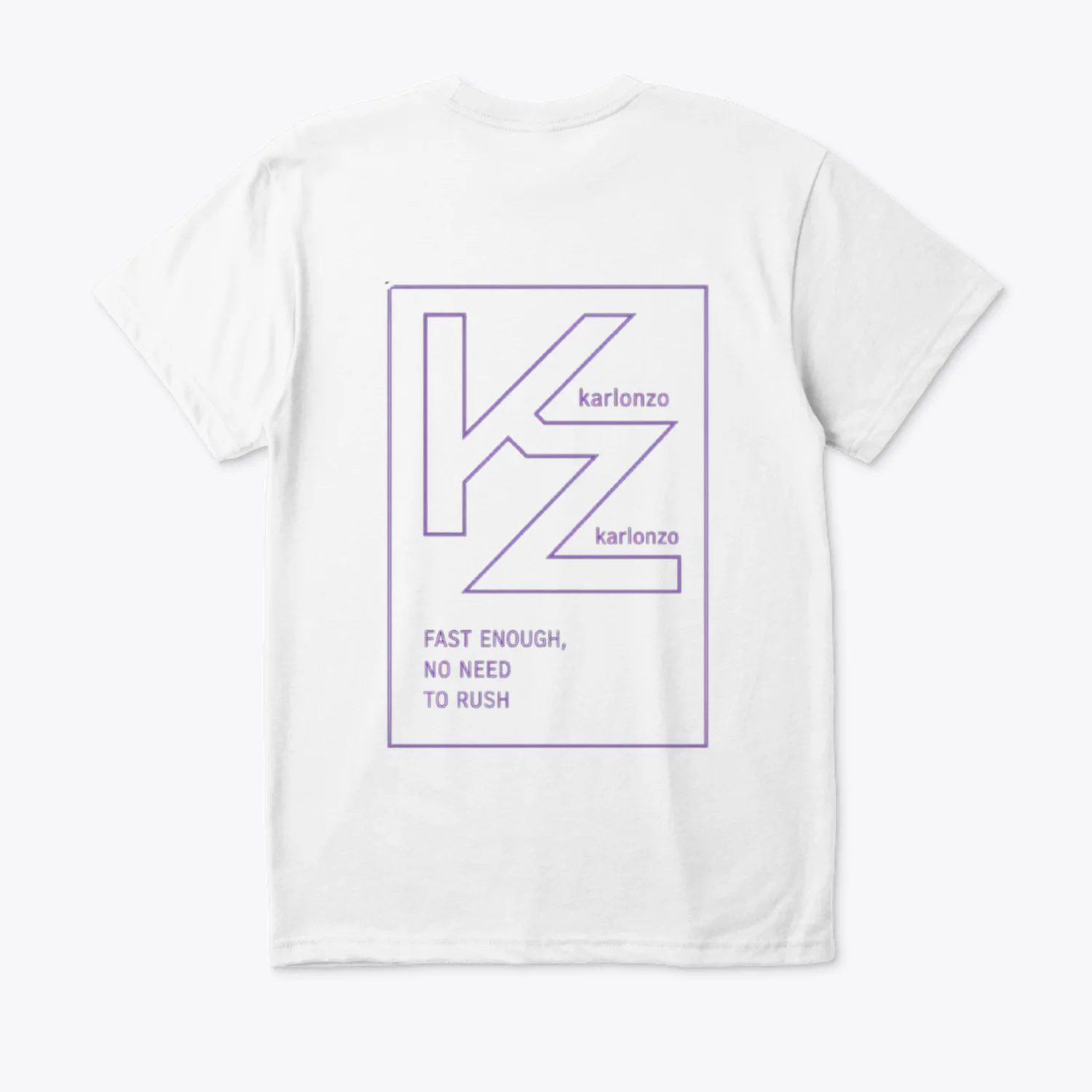 Karlonzo T-shirt purple design