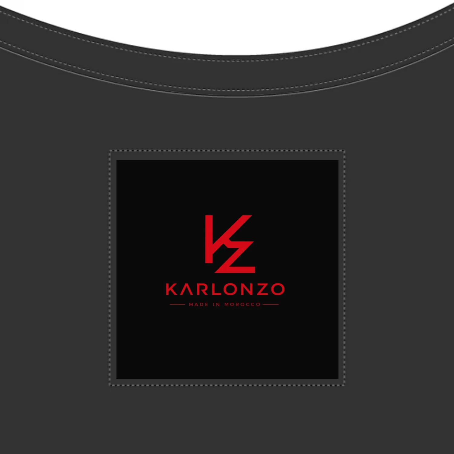 Black oversize karlonzo T-shirt