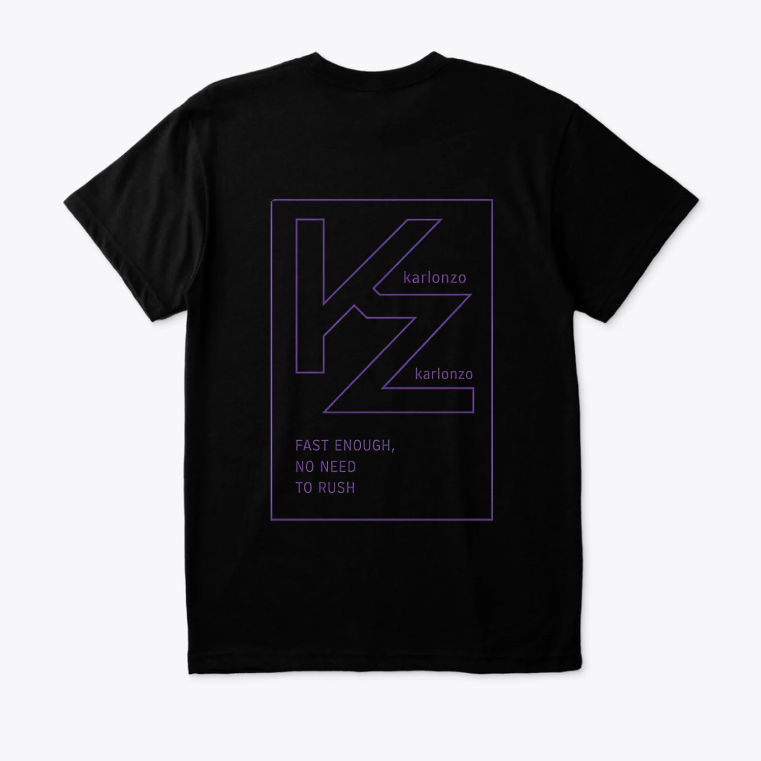 Karlonzo T-shirt purple design