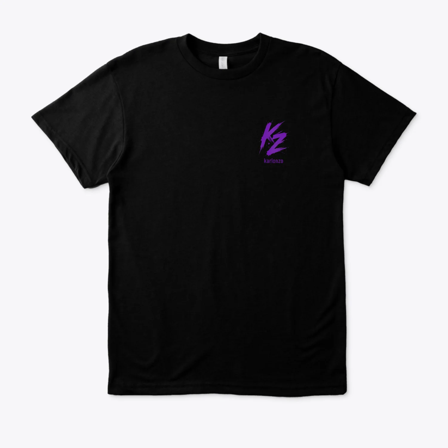 Karlonzo T-shirt purple design