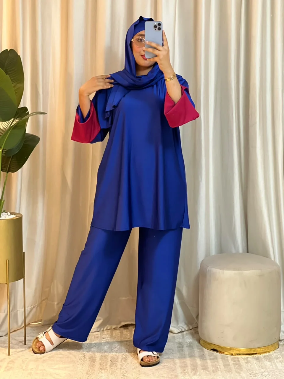 😍 بوركيني أنيق بــ 4 قطع كاملة
