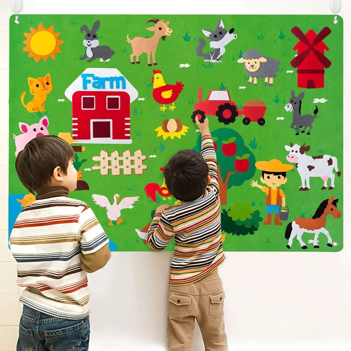 Children's Felt Message Board – لوحة تعليمية للأطفال من اللباد 🎨🧒