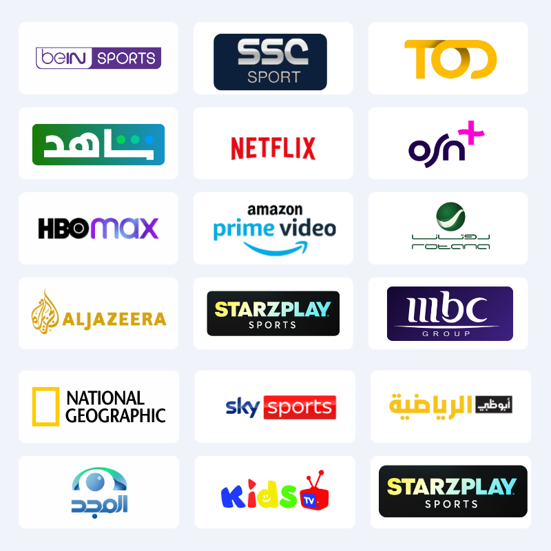 أفضل القنوات العالمية في مكان واحد