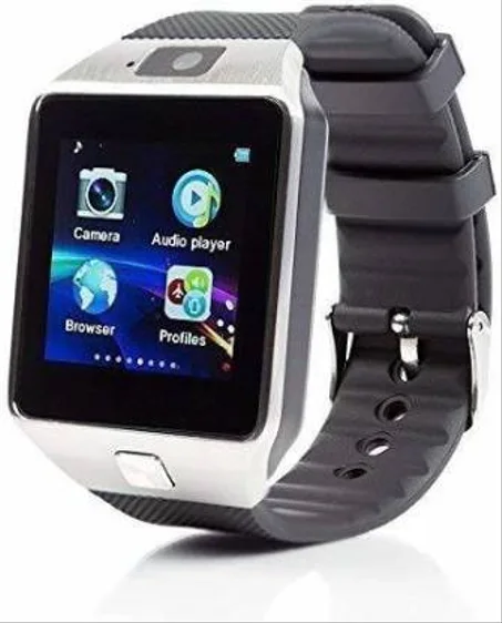 Smart Watch Montre Smart Watch - Dz09 - Bluetooth- Carte Sim - Caméra - Silver