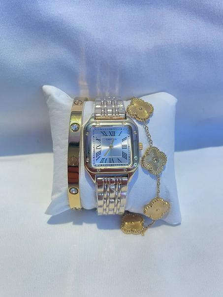 MONTRE CARTIER +BRACLET CARTIER +VANCLEEF