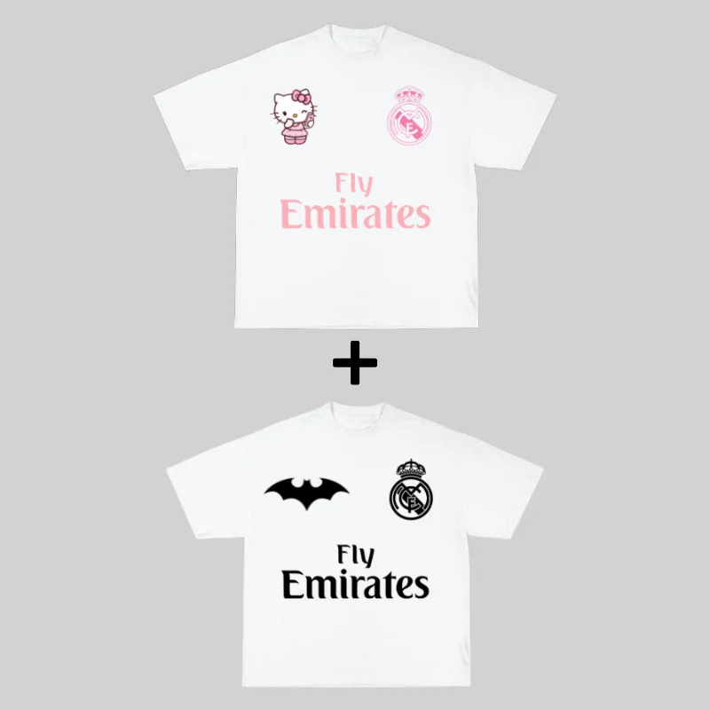 New T-Shirts Collection Real madrid (Batman x x Hello Kitty)