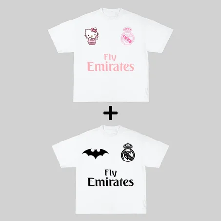 New T-Shirts Collection Real madrid (Batman x x Hello Kitty)