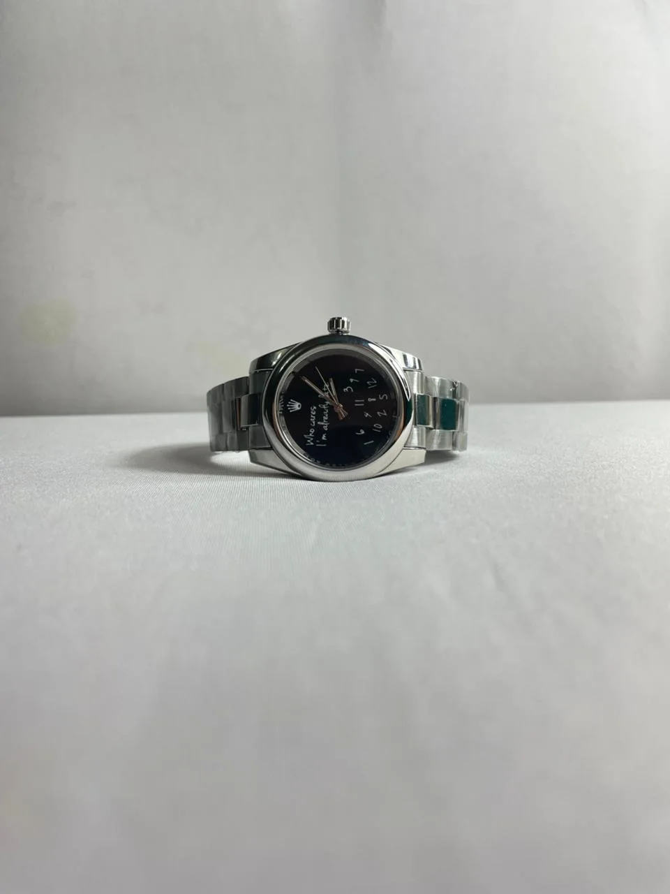 Montre pour homme / Rolex Who cares i m already late