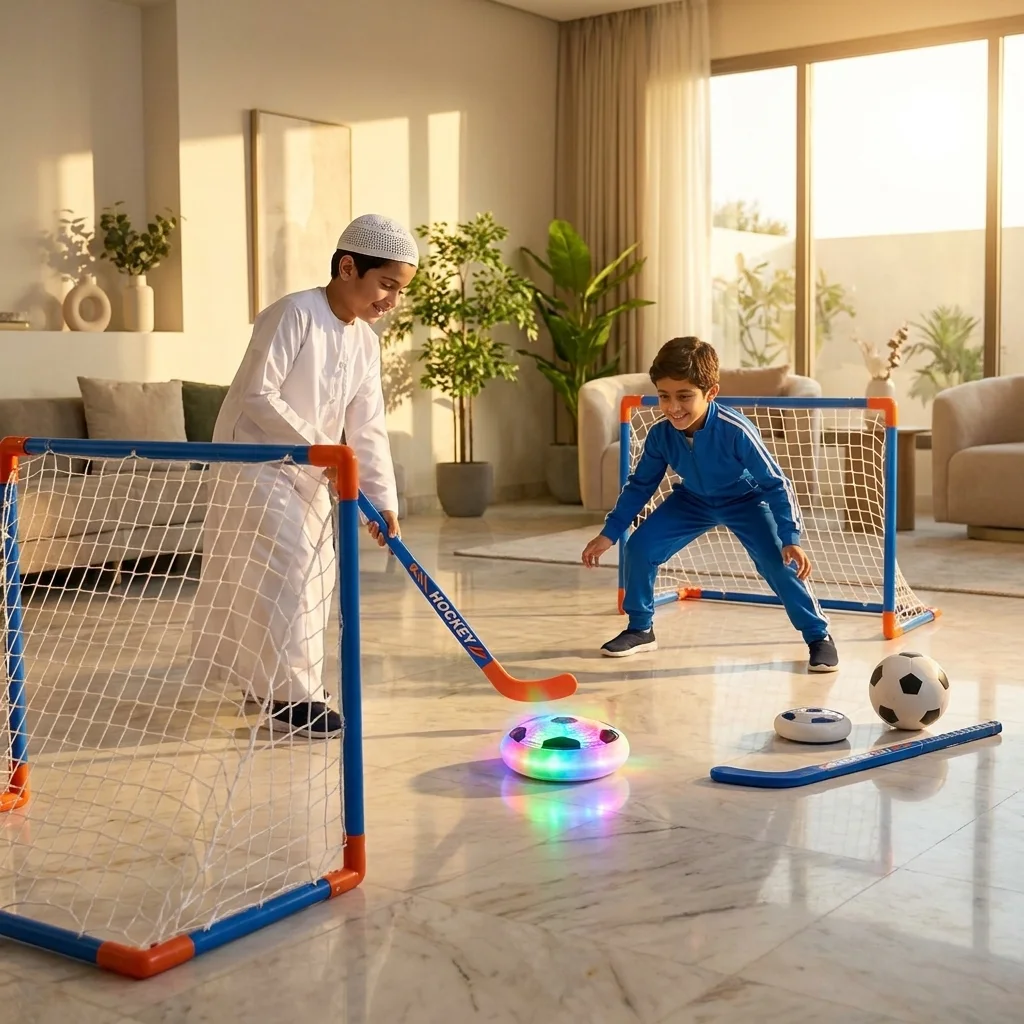 طقم الهوكي والكرة الطايرة