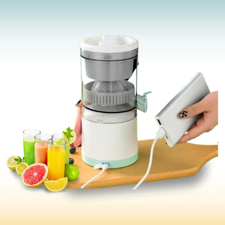 مع العصارة الكهربائية المحمولة عصير طازج في ثوانٍ و في أي مكان