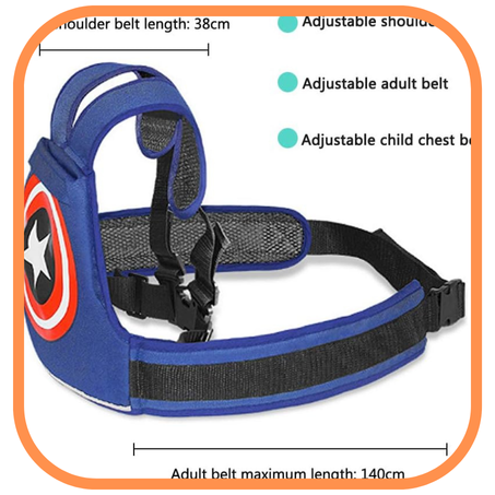 حزام أمان للدراجات النارية للأطفال