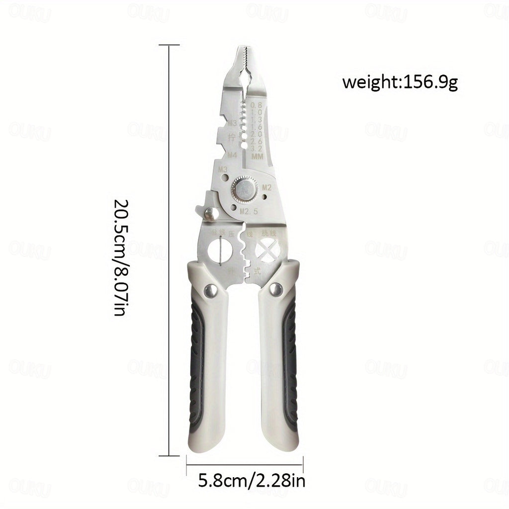 كماشة سلكية متعددة الوظائف لقطع وتجعيد الكابلات الكهربائية