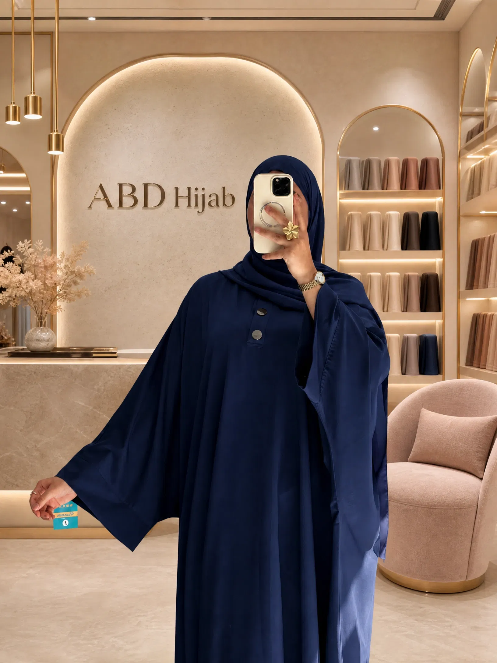 حجاب مرام 🤍 عباءة ستايل جلباب واسعة وانسيابية، تصميم فضفاض يمنحك الراحة والستر مع لمسة من الأناقة العصرية، بجودة قماش ممتازة ومتوفر بتشكيلة ألوان رائعة